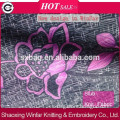 winfar Hot Sale Indian Market Polyester Rayon Plain Print Knit Slubbed Fabric